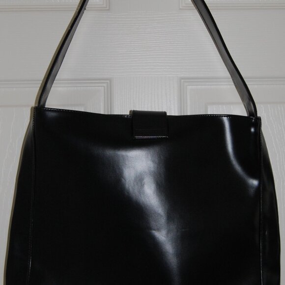 NWOT Lancome XL Black Shoulder Bag - Picture 9 of 11